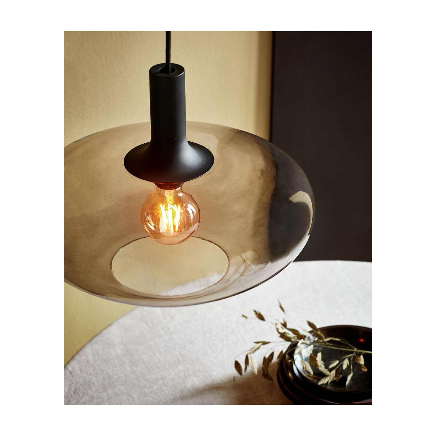 Lampa Wisząca Alton 35 Szklana Przydymione Szkło 48973047 Nordlux