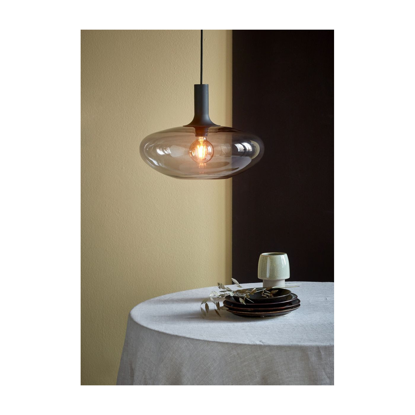 Lampa Wisząca Alton 35 Szklana Przydymione Szkło 48973047 Nordlux