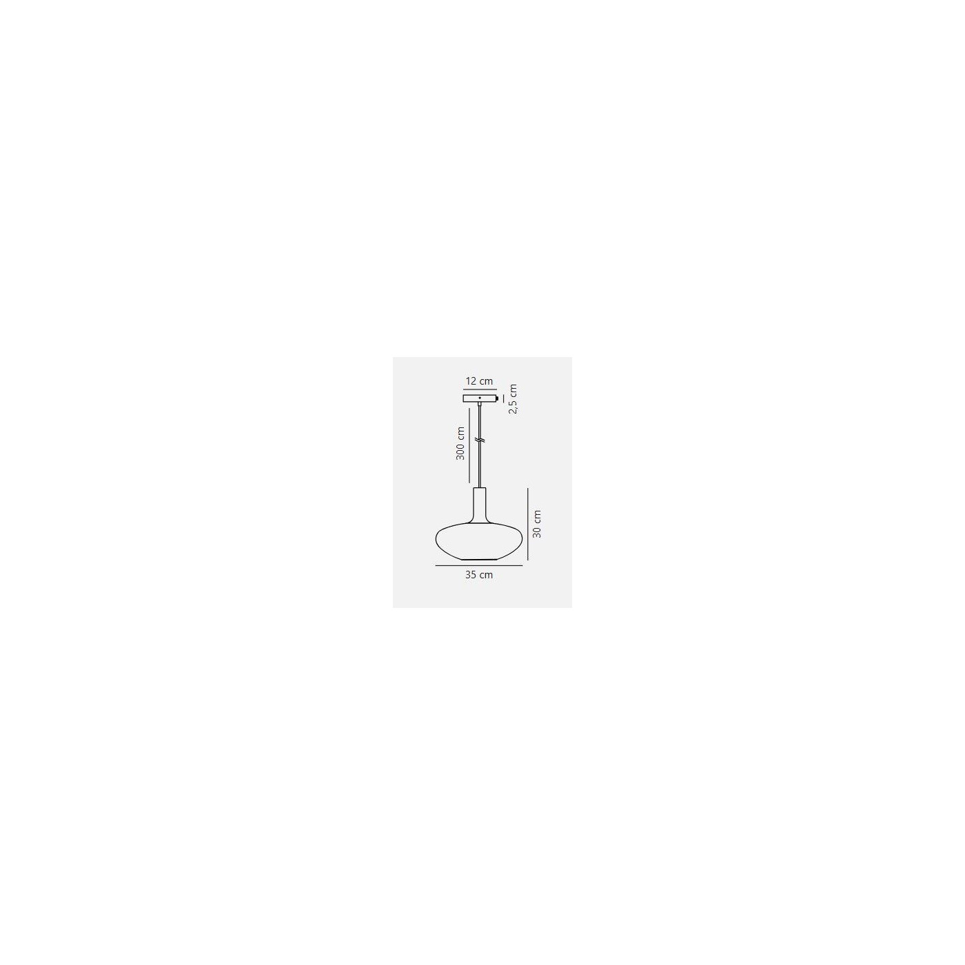Lampa Wisząca Alton 35 Szklana Przydymione Szkło 48973047 Nordlux