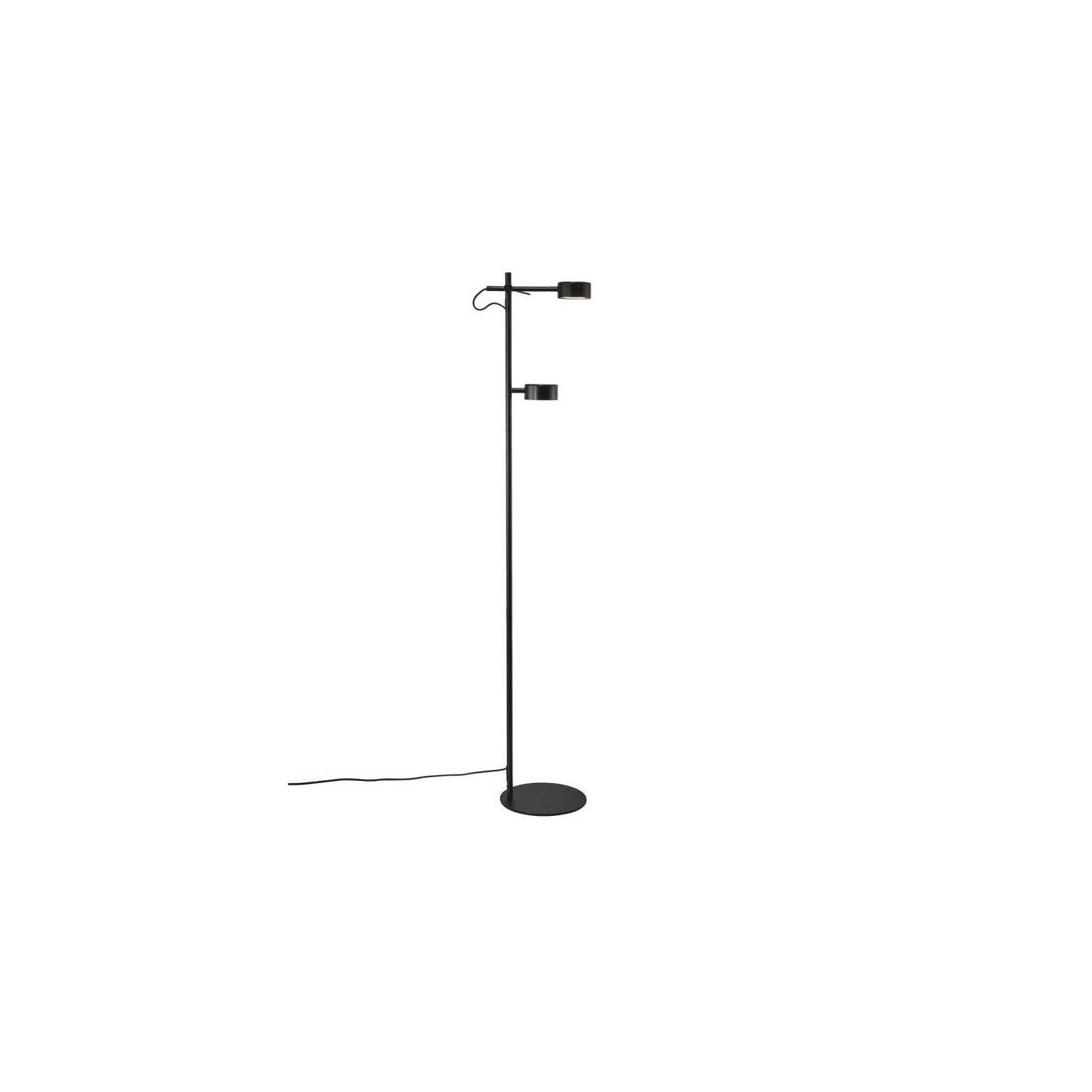 Lampa Podłogowa Clyde Czarna 2010844003 Nordlux
