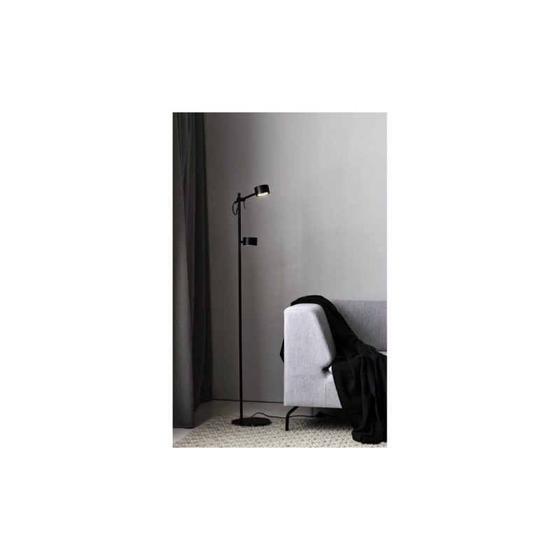 Lampa Podłogowa Clyde Czarna 2010844003 Nordlux