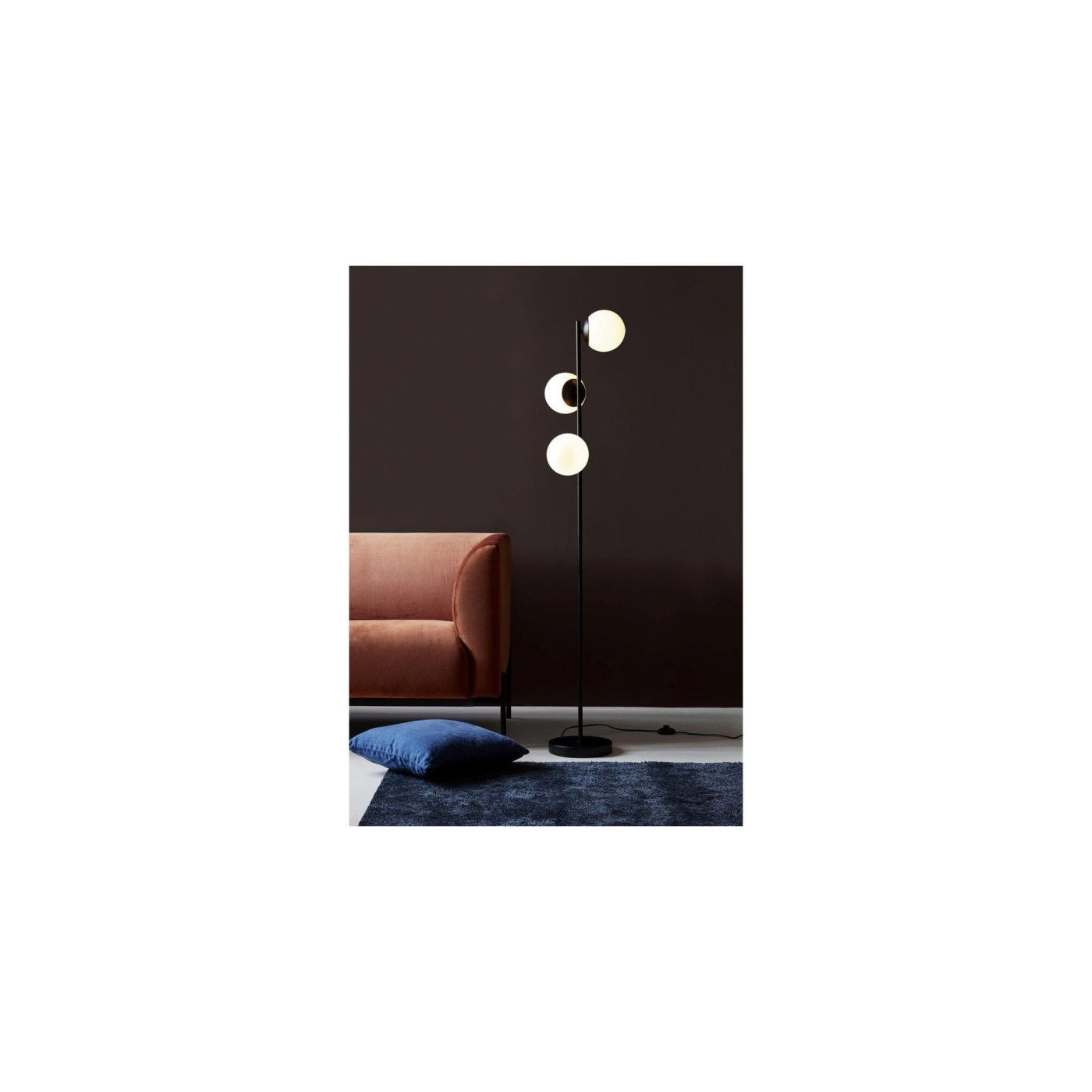 Lampa Podłogowa Lilly Czarna 48613003 Nordlux