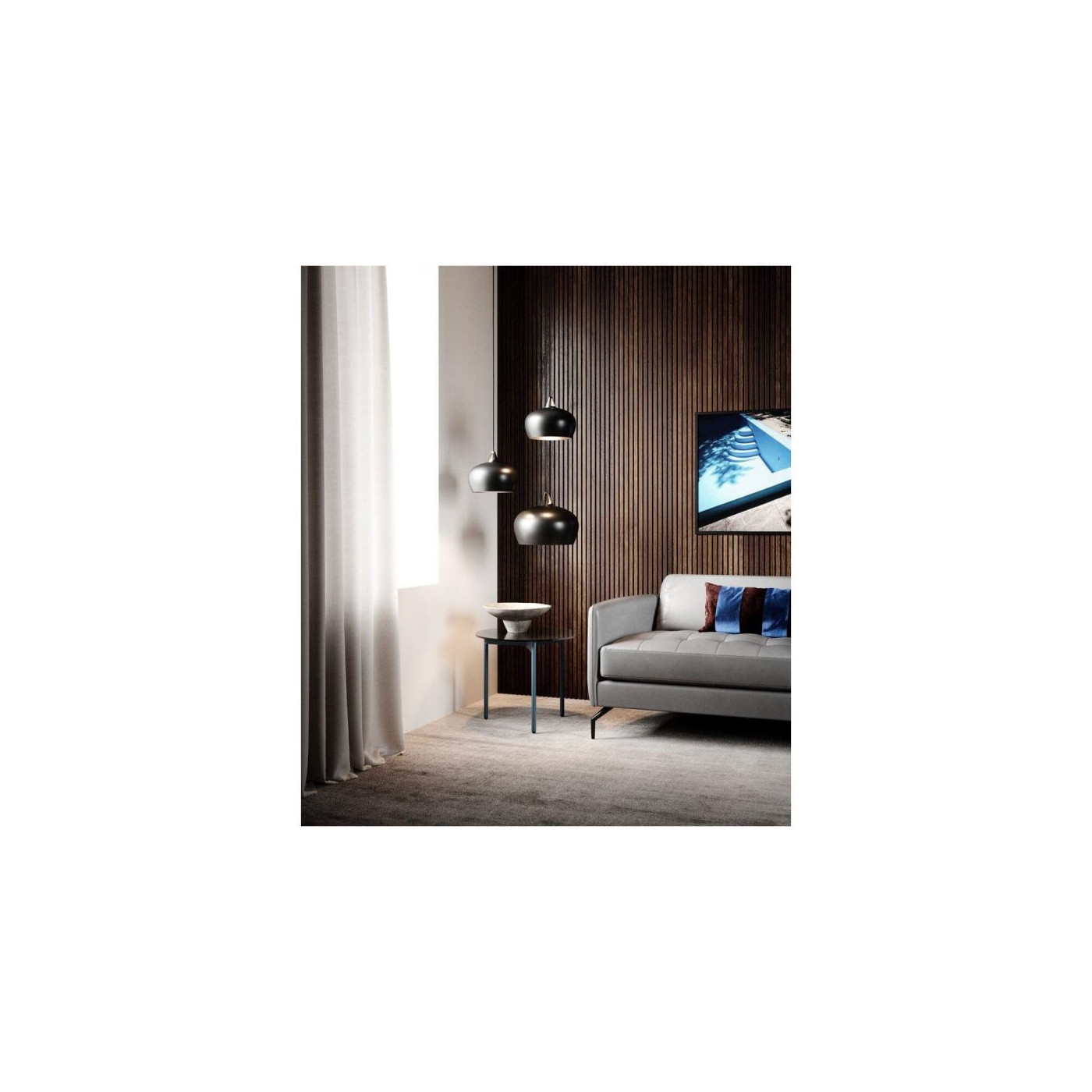 Lampa Wisząca Belly 29 Czarna DFTP 45053003 Nordlux