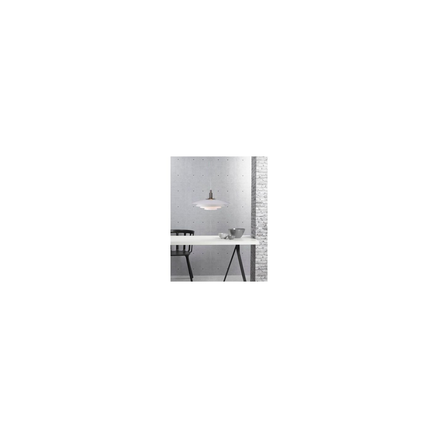 Lampa Wisząca Bretagne Skandynawska Biała 39489901 Nordlux