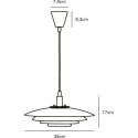 Lampa Wisząca Bretagne Skandynawska Biała 39489901 Nordlux