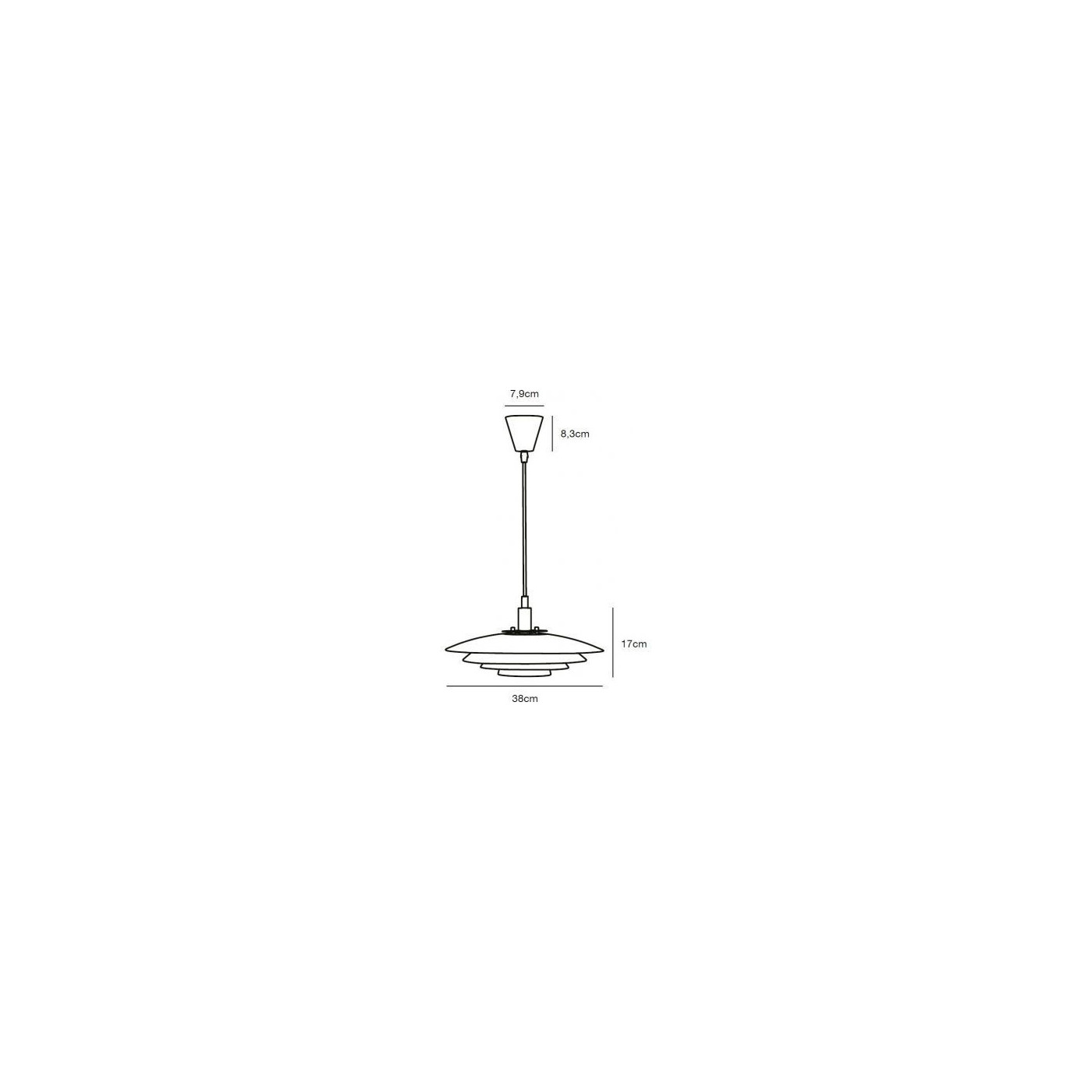 Lampa Wisząca Bretagne Skandynawska Biała 39489901 Nordlux