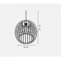 Lampa Wisząca Chino 40 Brązowy 84843014 Nordlux