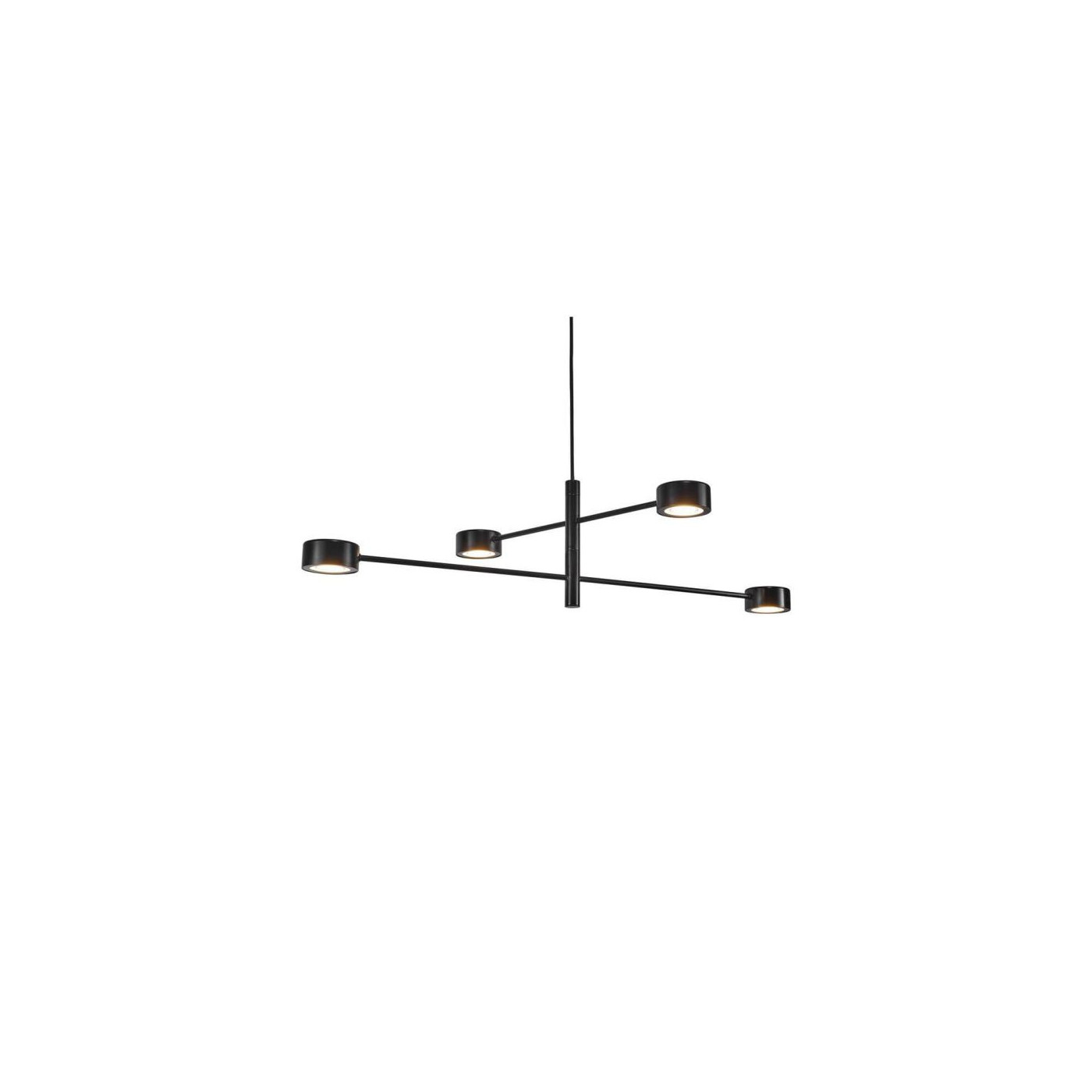 Lampa Clyde 4 Nowoczesna Czarna 2010803003 Nordlux