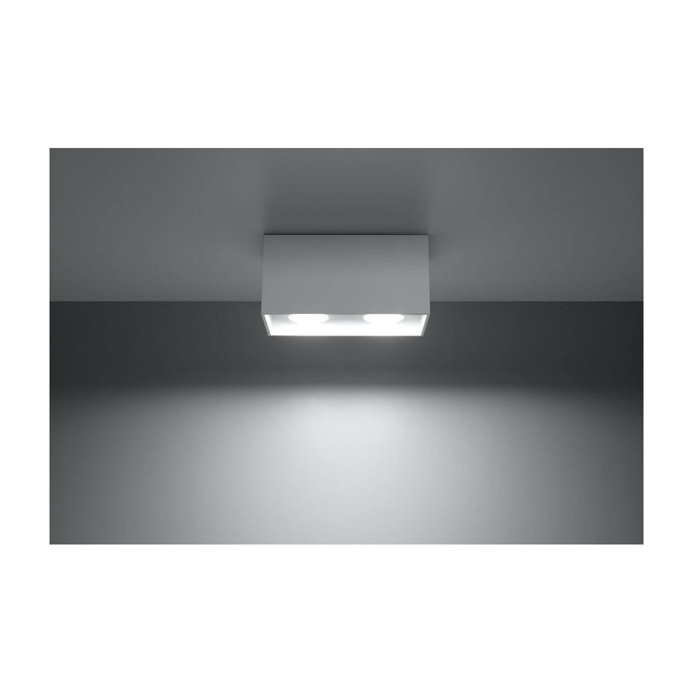 Plafon Quad Maxi Biały SL.0380 Sollux