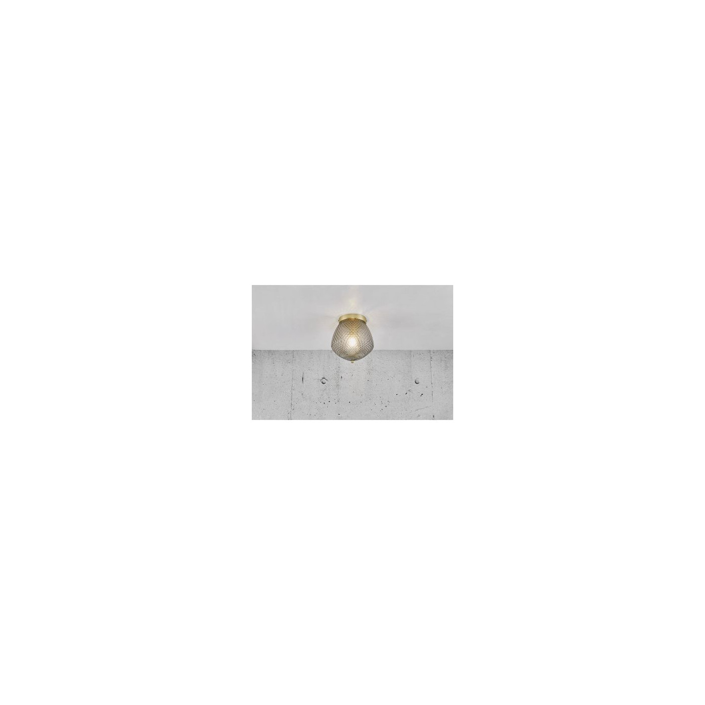 Lampa Sufitowa Orbiform Szklana Złota 2010656047 Nordlux