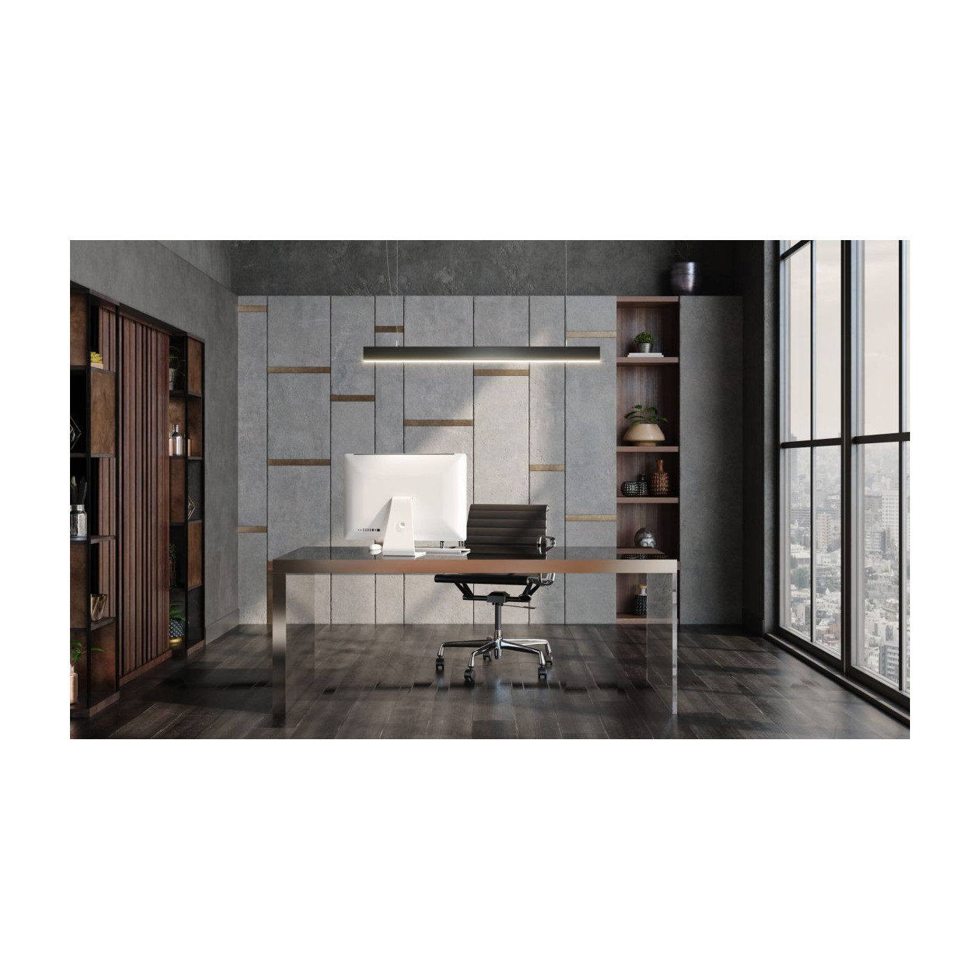 Lampa Wisząca Kubus Pendant XXL Black 3000K 125132 Aio