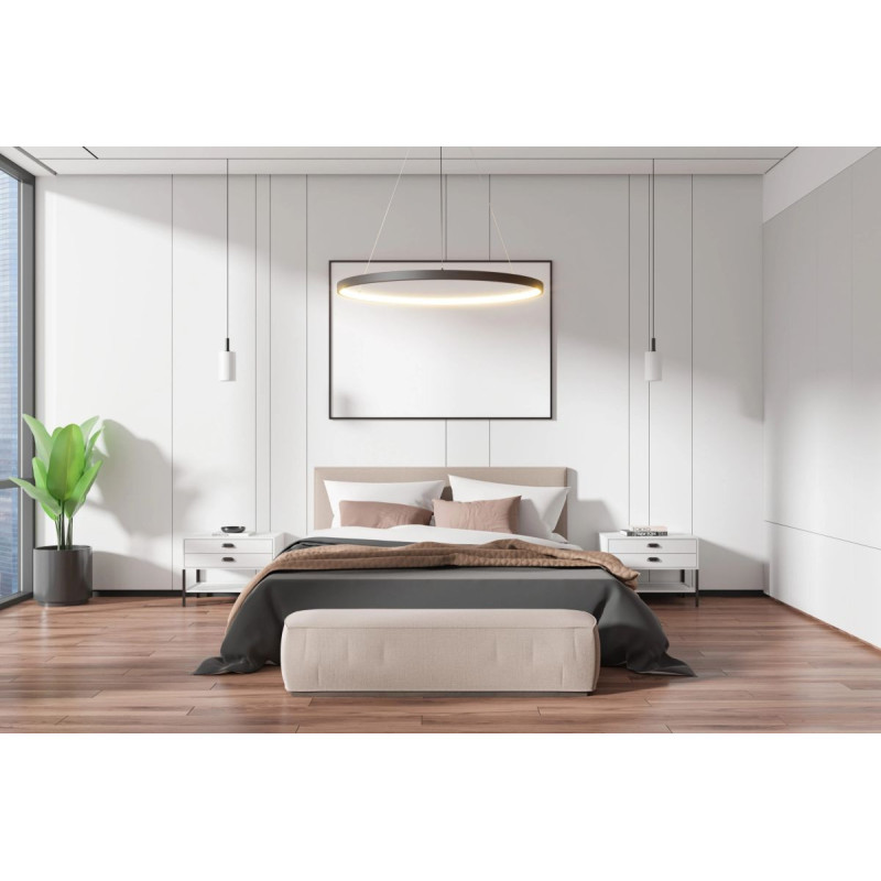 Lampa Wisząca Aplis I M Black 4000K 121502 Aio