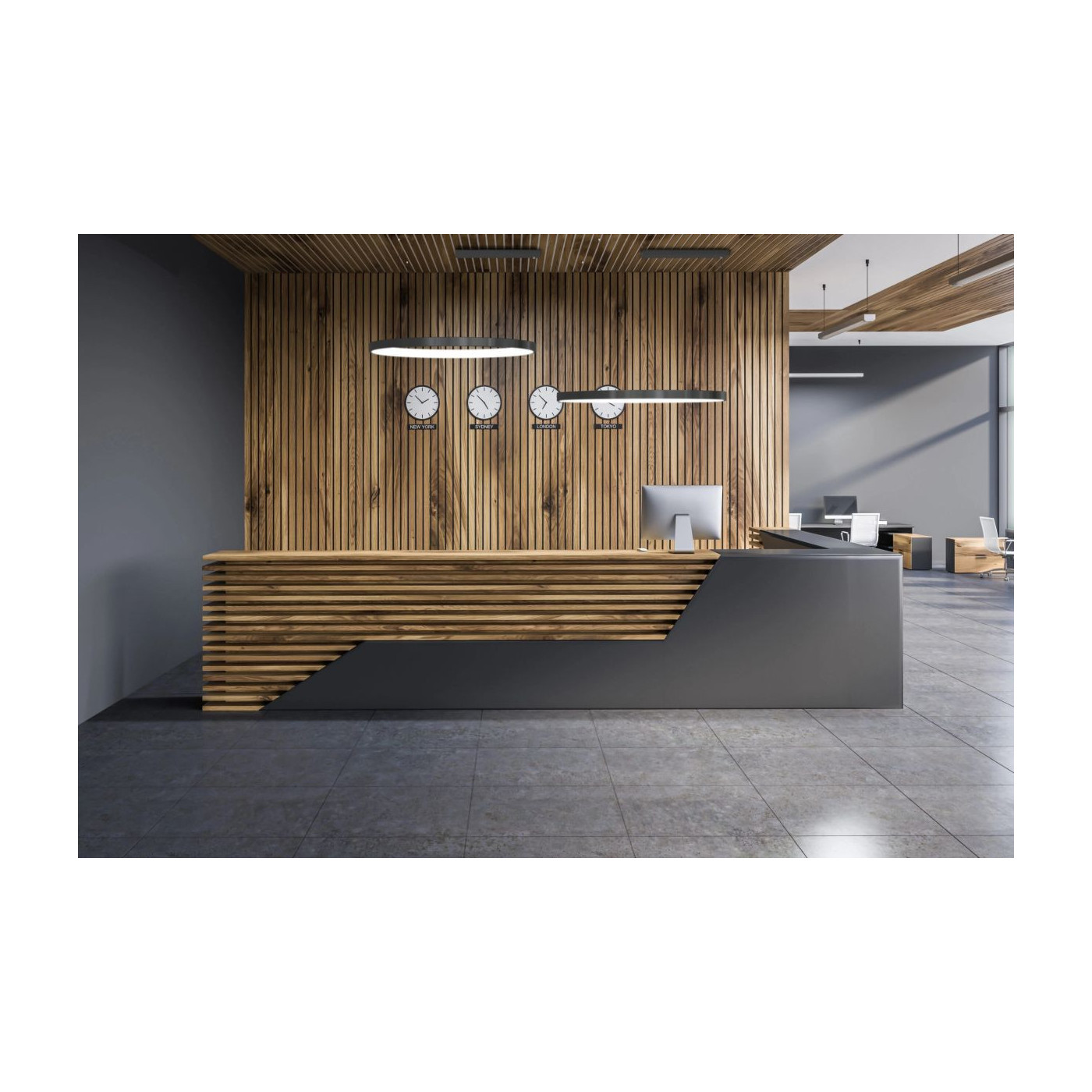 Lampa Wisząca Aplis I M Black 3000K 127502 Aio