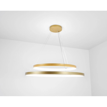 Lampa Wisząca Aplis II Gold 4000K 122203 Aio