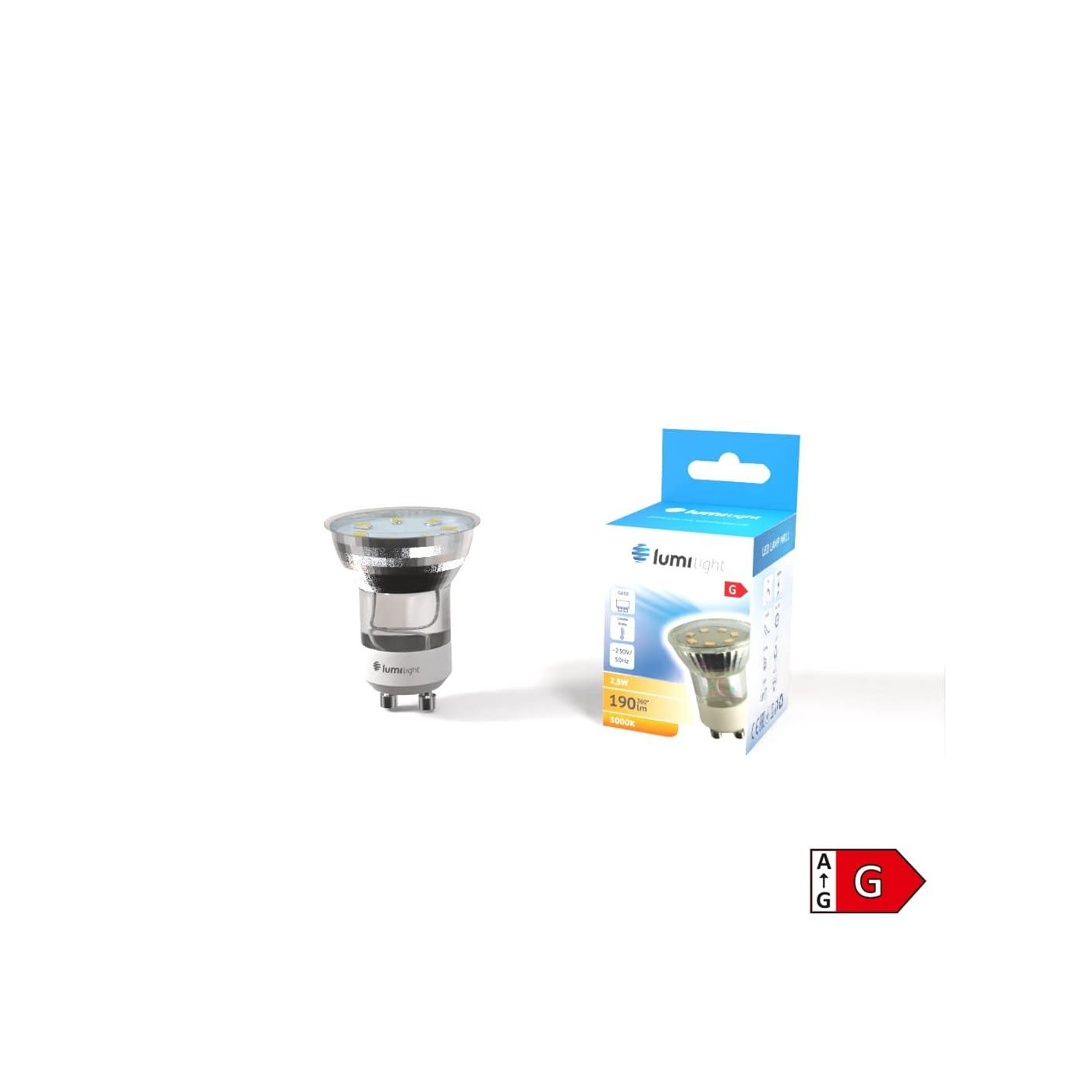 Żarówka LED MR11 GU10 2,5W CIEPŁA LL0851 Lumilight