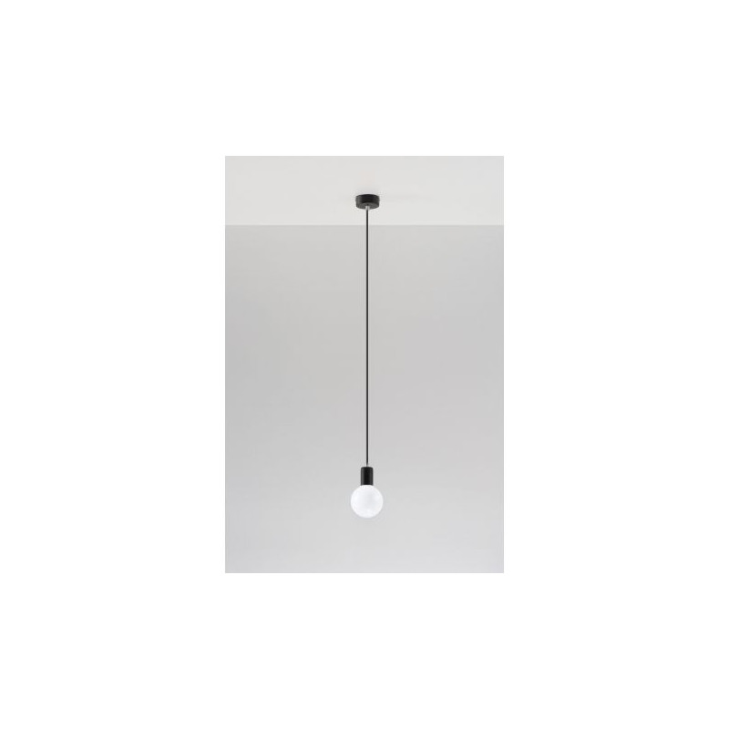 Lampa Wisząca Edison Czarny SL.0152 Sollux
