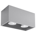 Plafon Quad Maxi Antracyt Ral 7016 SL.0382 Sollux