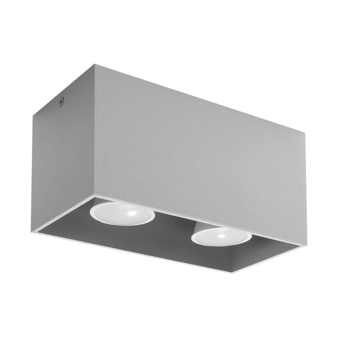 Plafon Quad Maxi Antracyt Ral 7016 SL.0382 Sollux