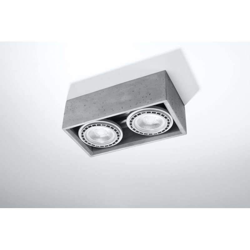 Plafon Quatro 2 Beton SL.0884 Sollux