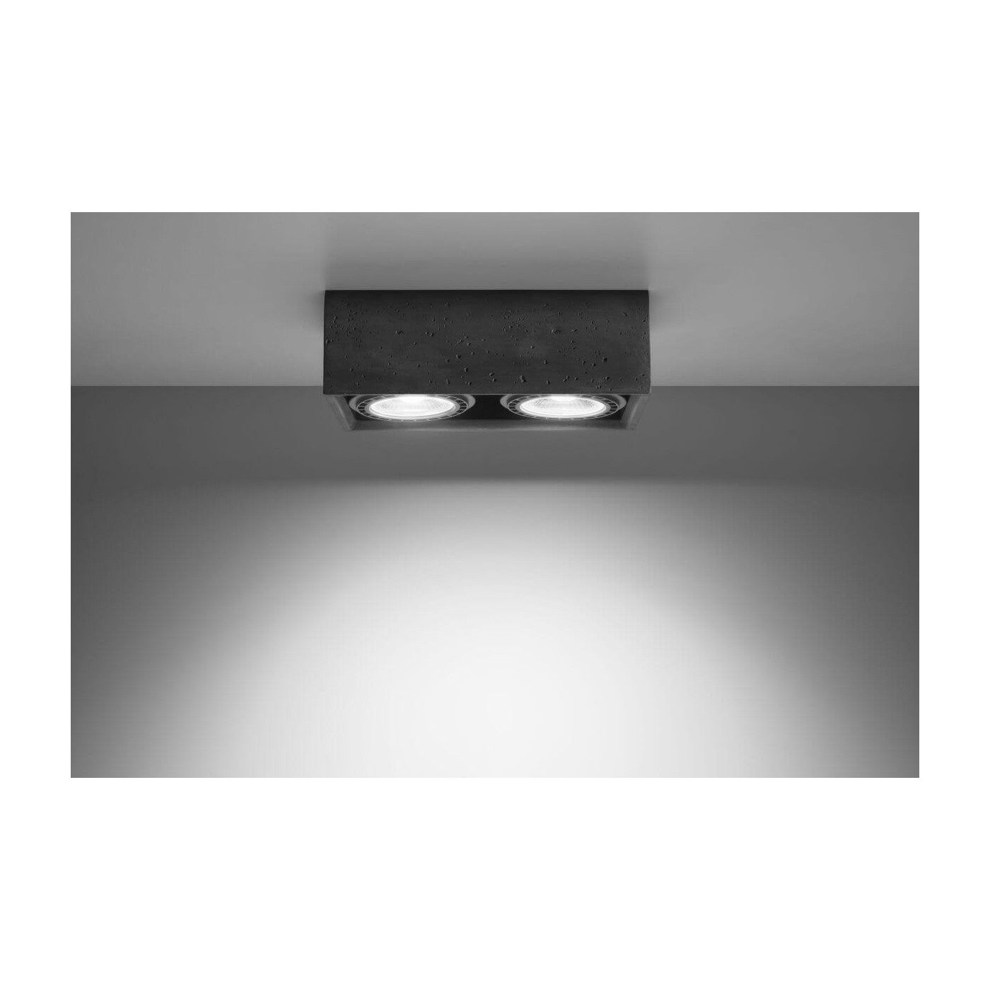 Plafon Quatro 2 Beton SL.0884 Sollux