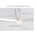 Oprawa LED Łazienkowa AQU Srebna IP68 100 cm 3000K Kingled