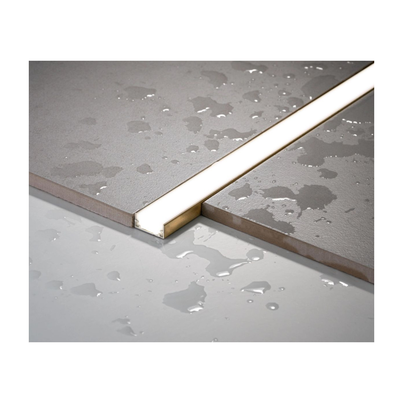 Oprawa LED Łazienkowa AQU Złota IP68 200 cm 3000K Kingled
