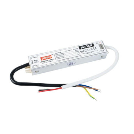 Zasilacz IP67 Do Taśmy LED - 24V 1.5A 36W Kingled