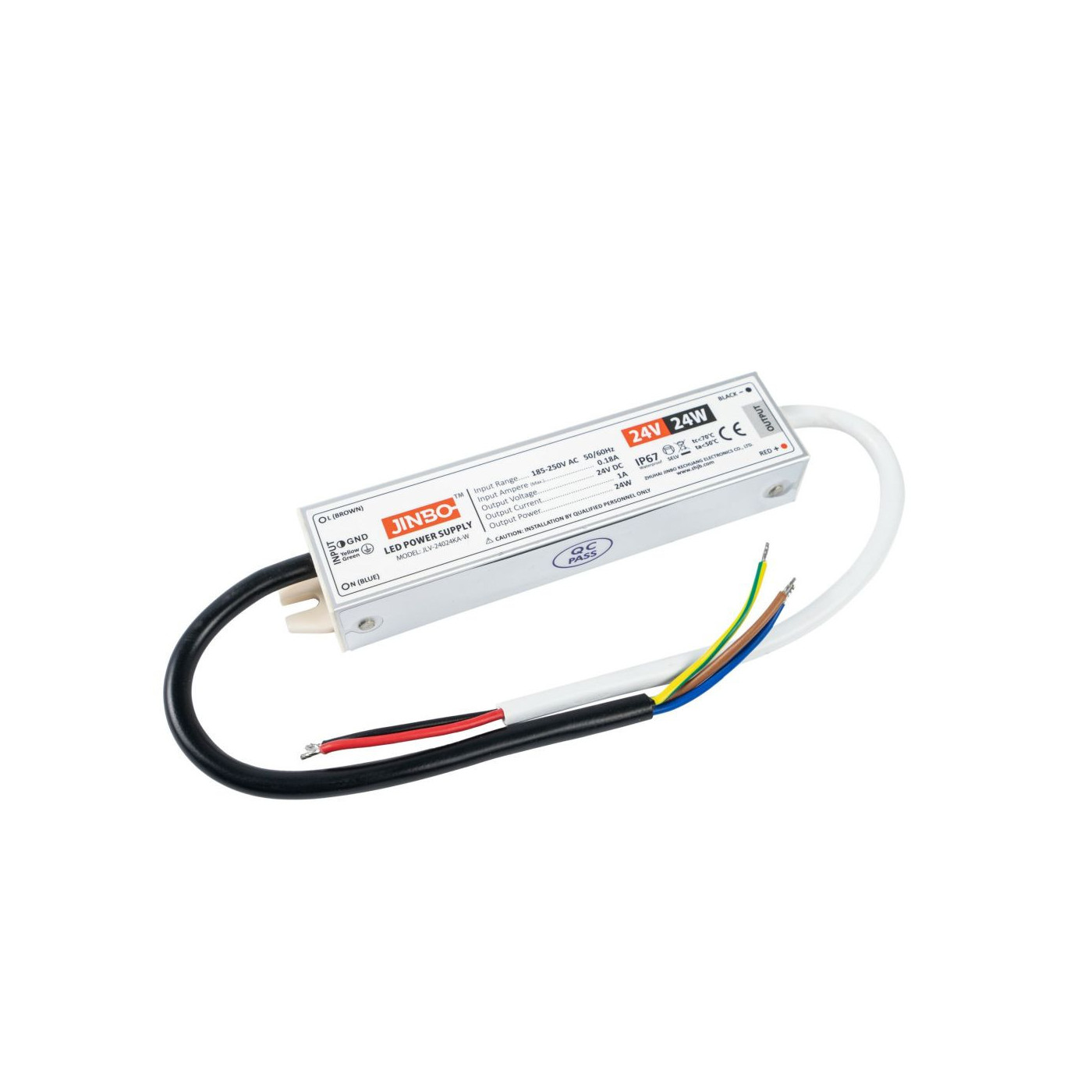 Zasilacz IP67 Do Taśmy LED - 24V 1A 24W Kingled