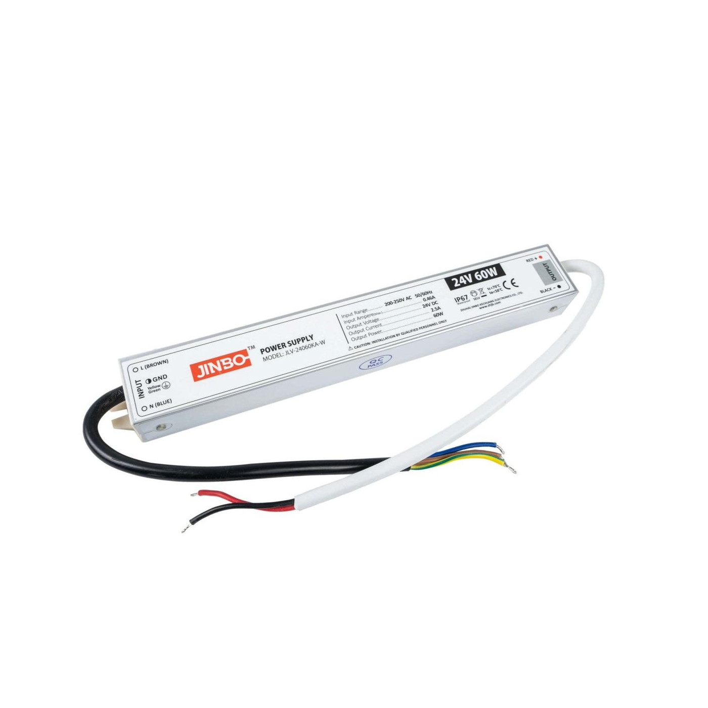 Zasilacz IP67 do taśmy LED - 24V 2.5A 60W Kingled