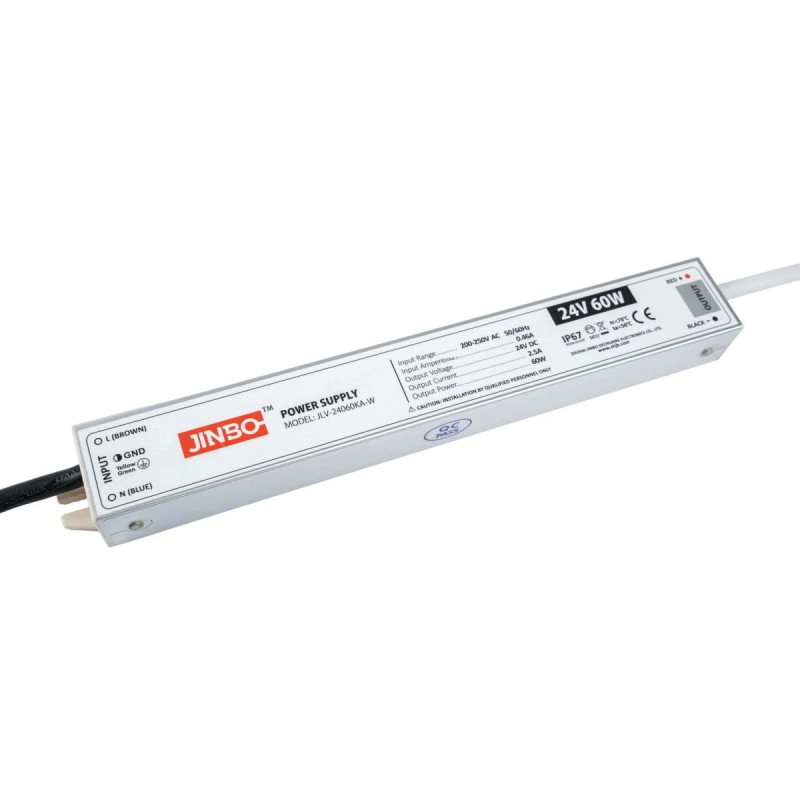 Zasilacz IP67 do taśmy LED - 24V 2.5A 60W Kingled