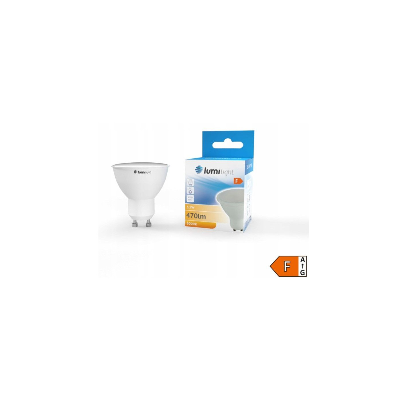 Żarówka LED GU10 5,5W Ciepła LL1582 Lumilight