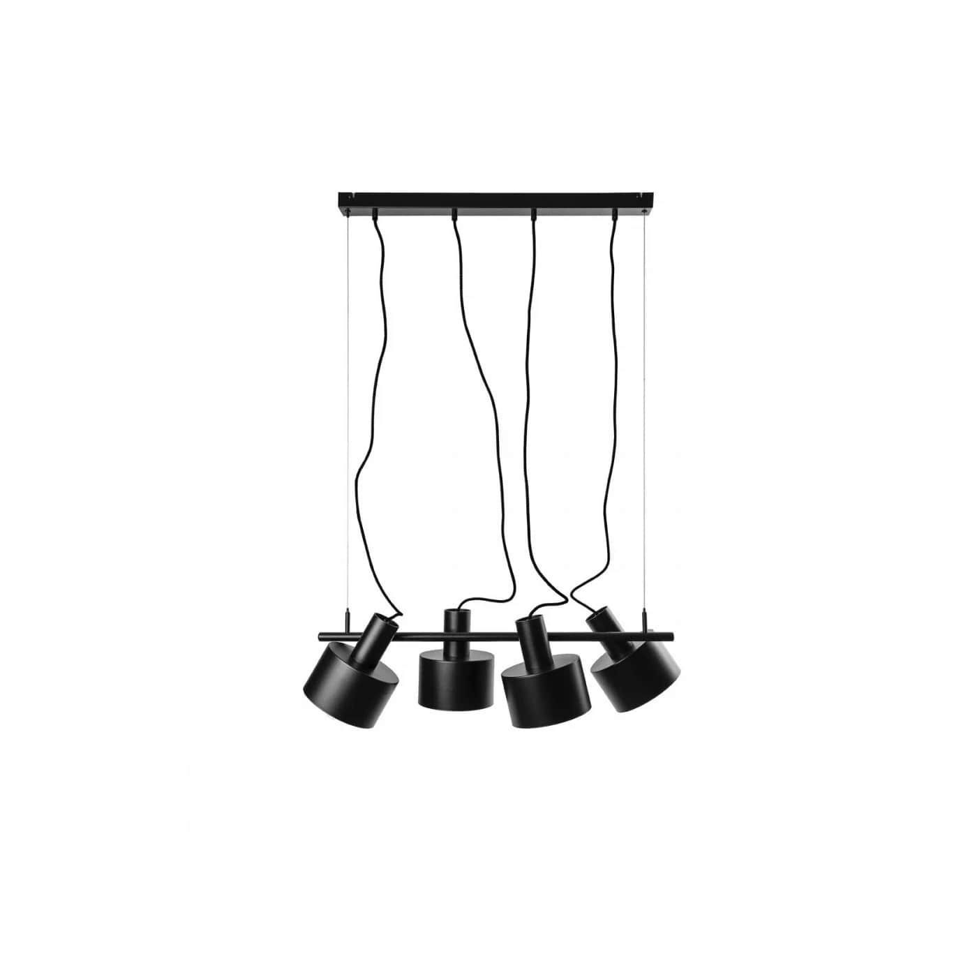 Lampa Wisząca Enkel 4 Czarny EN4422P0 Ummo