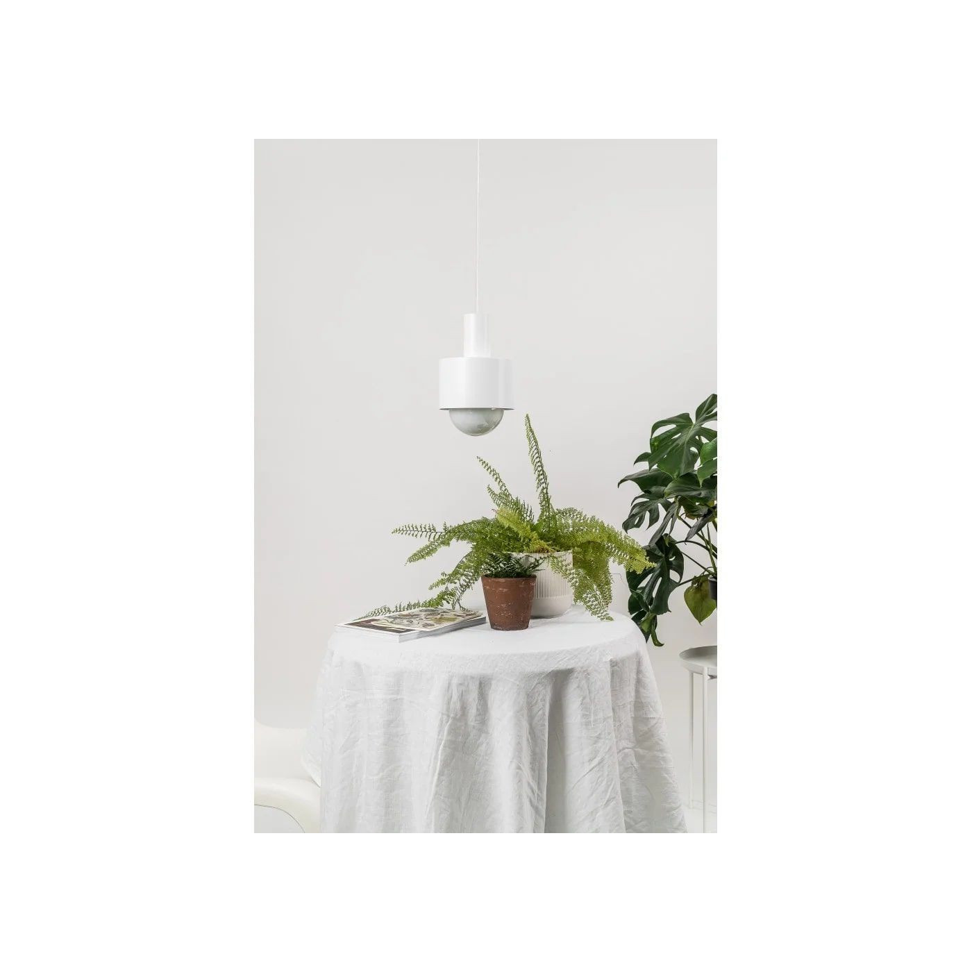 Lampa Wisząca Enkel 1 Biały EN1111P0 Ummo