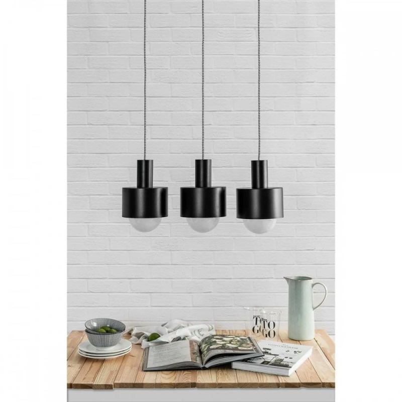 Lampa Wisząca Enkel 3P Czarny EN3322P3 Ummo