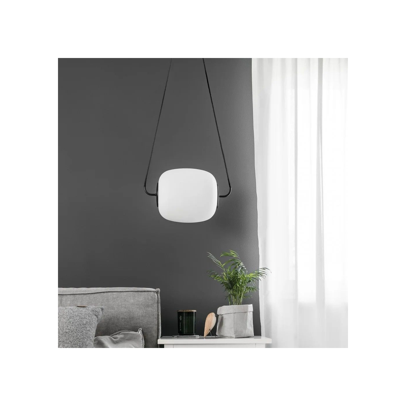 Lampa Wisząca Epli Czarny EP0122P0 Ummo