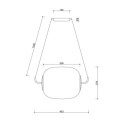 Lampa Wisząca Epli Czarny EP0122P0 Ummo
