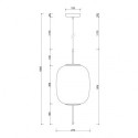 Lampa Wisząca Epli B Czarny EPB122P0 Ummo
