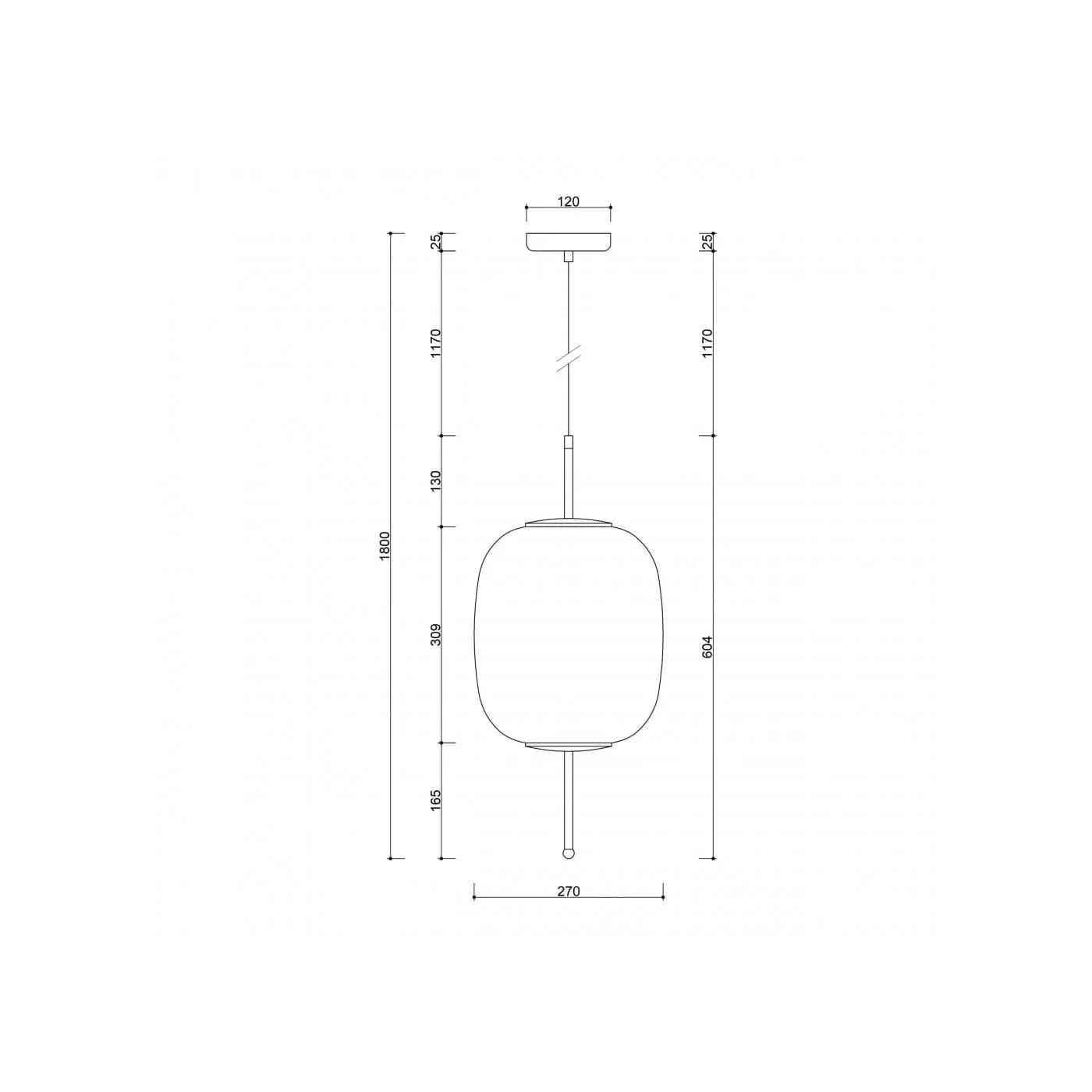 Lampa Wisząca Epli B Czarny EPB122P0 Ummo