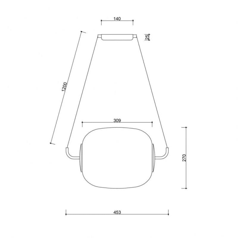 Lampa Wisząca Epli Biały EP0111P0 Ummo