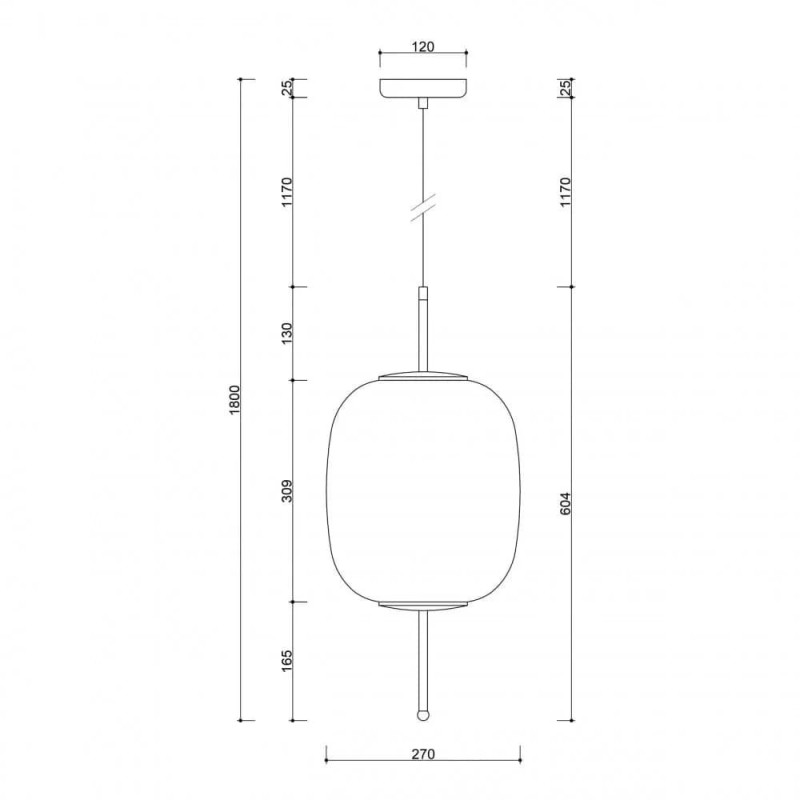 Lampa Wisząca Epli B Biały EPB111P0 Ummo