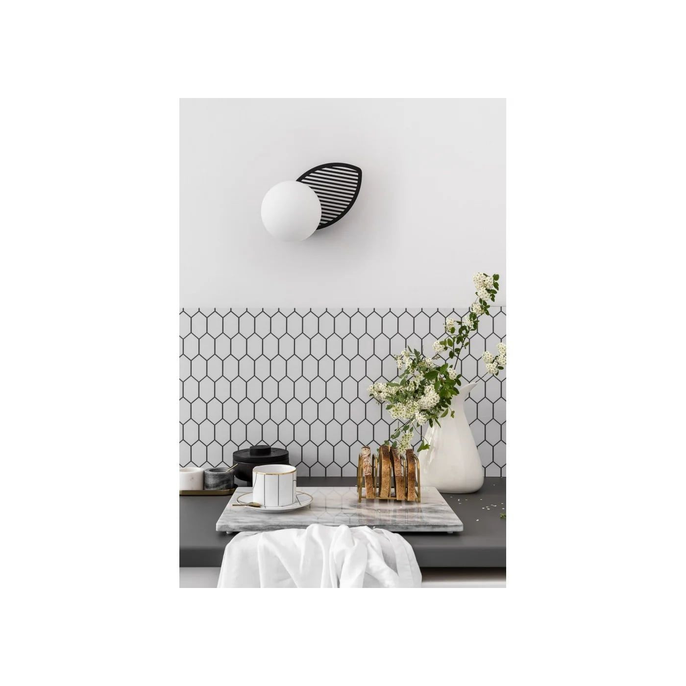Kinkiet Fyllo B Czarny FYB12000 Ummo