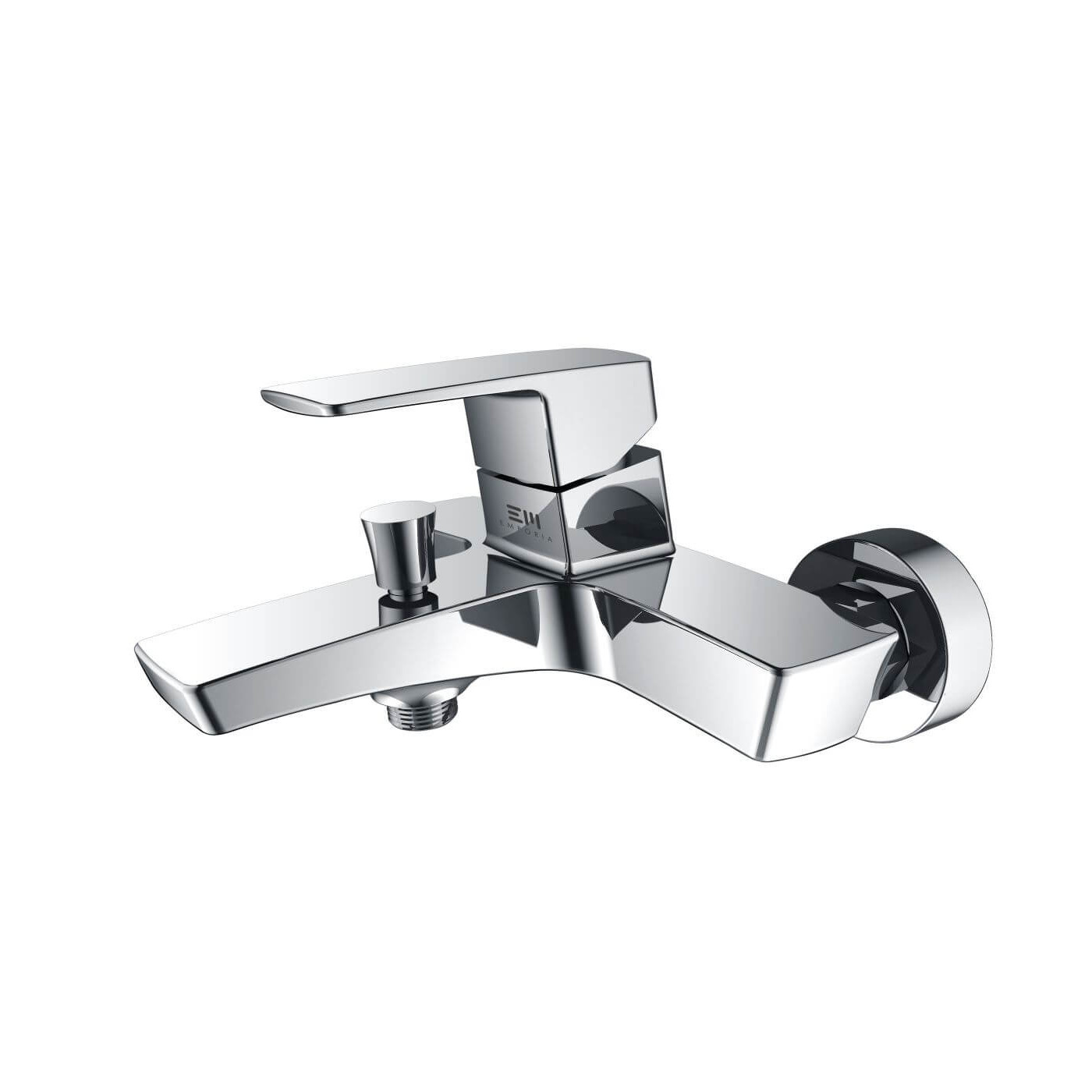 Bateria Wannowa Ścienna Teo Bez Zestawu Prysznicowego Chrom 02030CHR Emporia