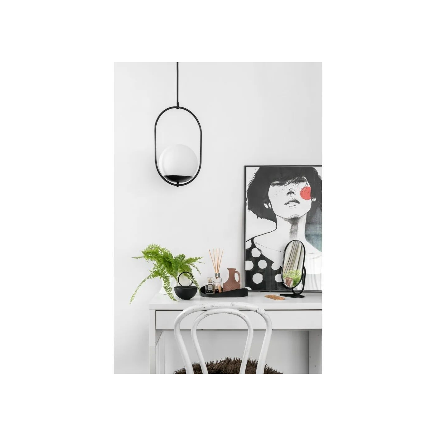 Lampa Wisząca Koban B Czarny KOB122P0 Ummo