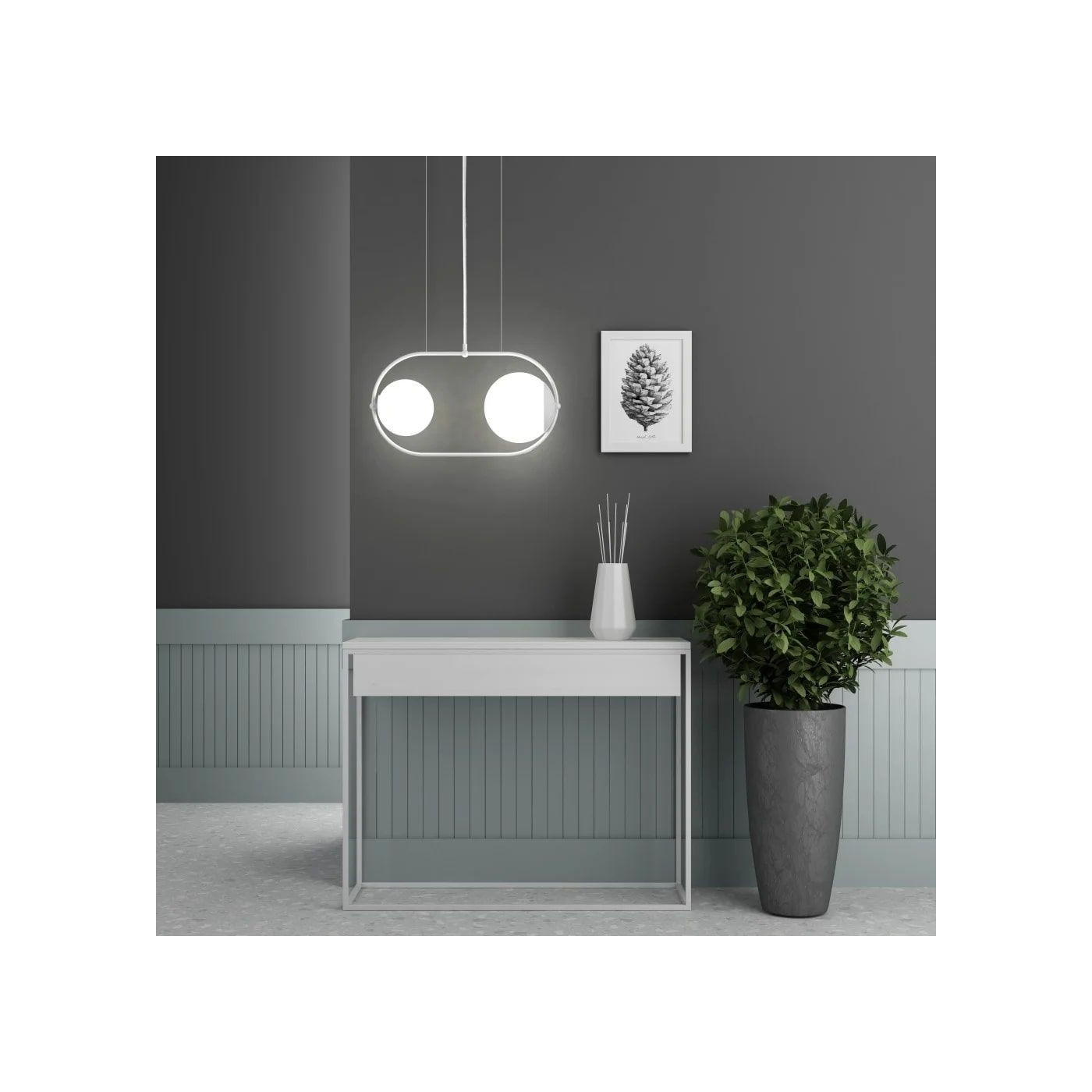 Lampa Wisząca Koban A Biały KOA211P0 Ummo