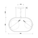 Lampa Wisząca Koban A Biały KOA211PS0 Ummo