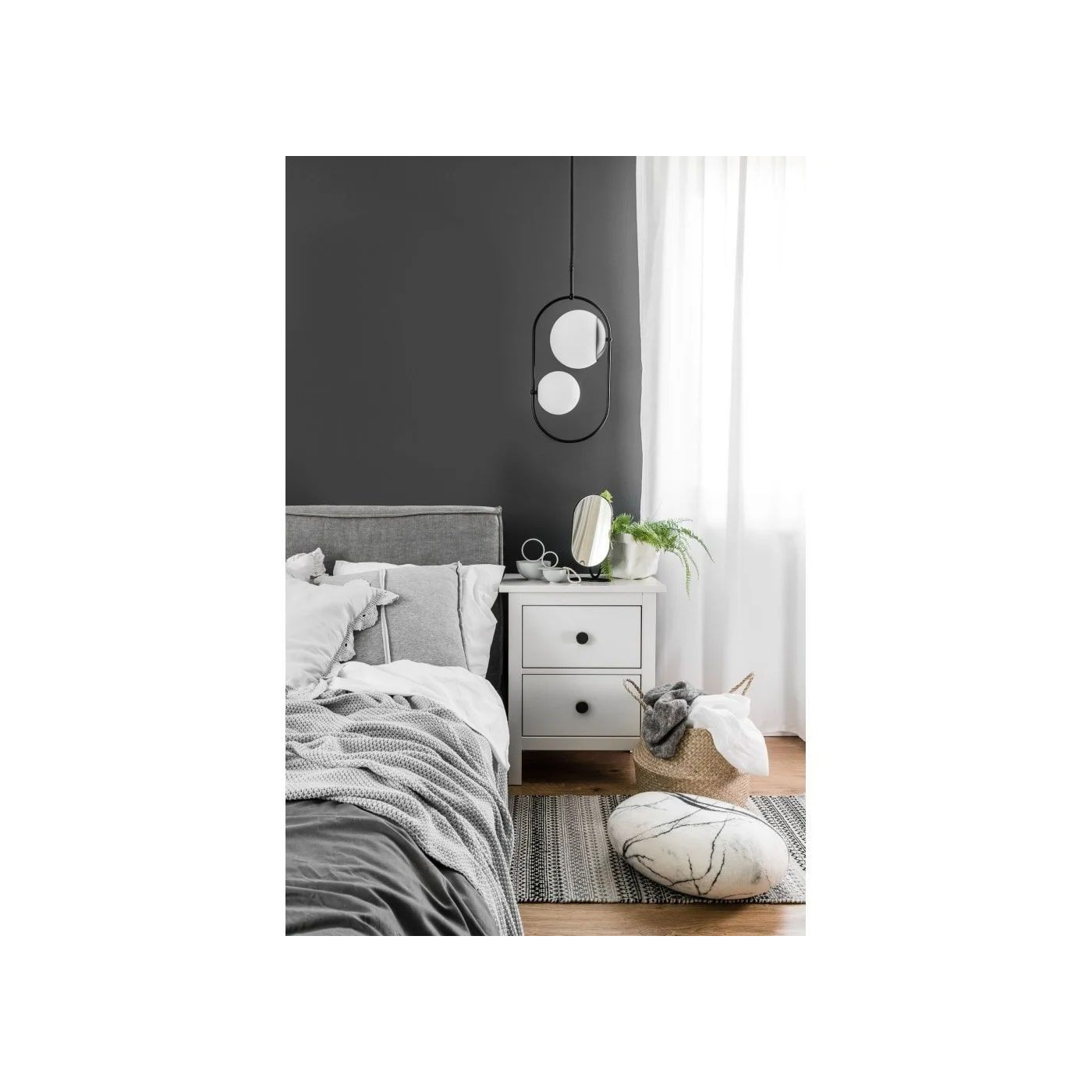Lampa Wisząca Koban C Czarny KOC222PS0 Ummo