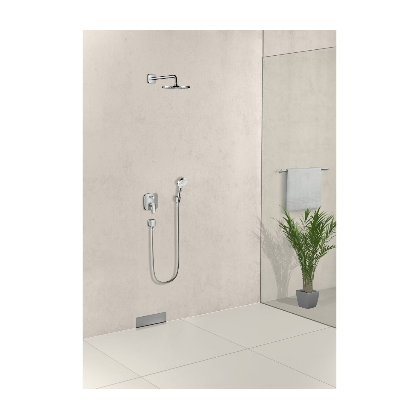 Przyłącze Węża z Zaworem Zwrotnym Fixfit 26457000 Hansgrohe
