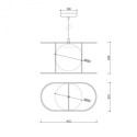 Lampa Wisząca Kuglo B Czarny KUB122B0 Ummo