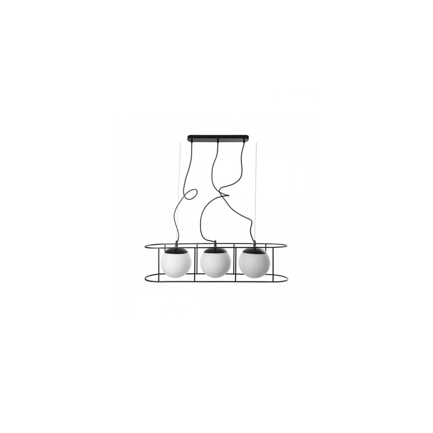 Lampa Wisząca Kuglo D Czarny KUD322B0 Ummo
