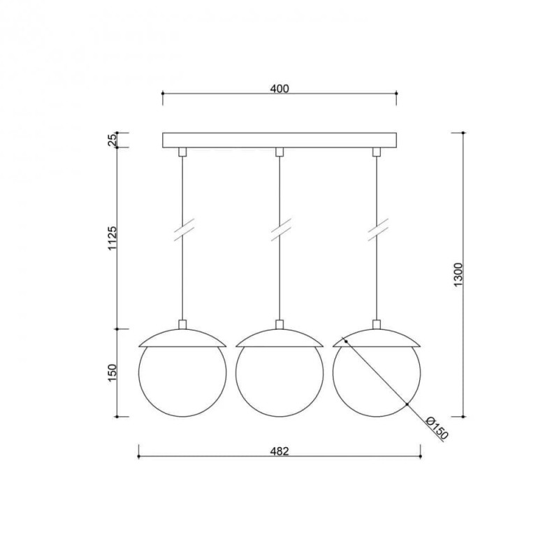 Lampa Wisząca Kuul A Czerwony KLA341P0 Ummo